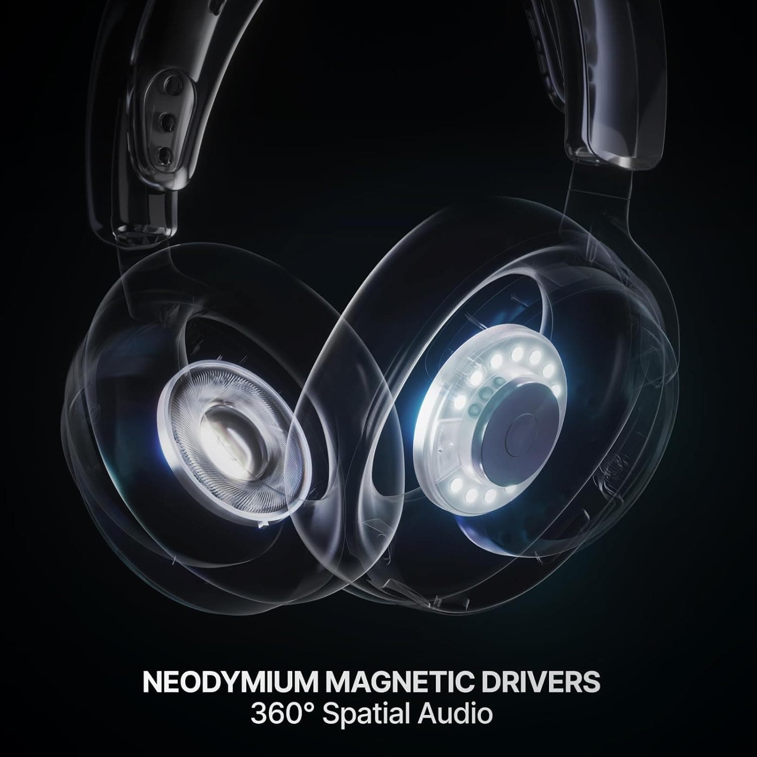 هدست گیمینگ استیل سریز SteelSeries Arctis Nova 7P Wireless Gen 2 – سفید — تصویر ۴