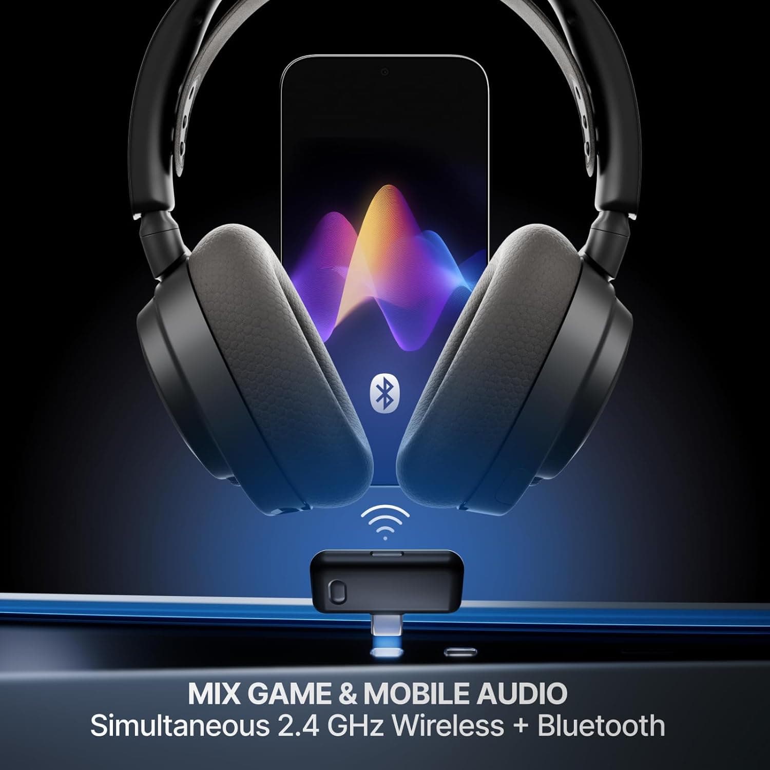 هدست گیمینگ استیل سریز SteelSeries Arctis Nova 7P Wireless Gen 2 – سفید — تصویر ۸