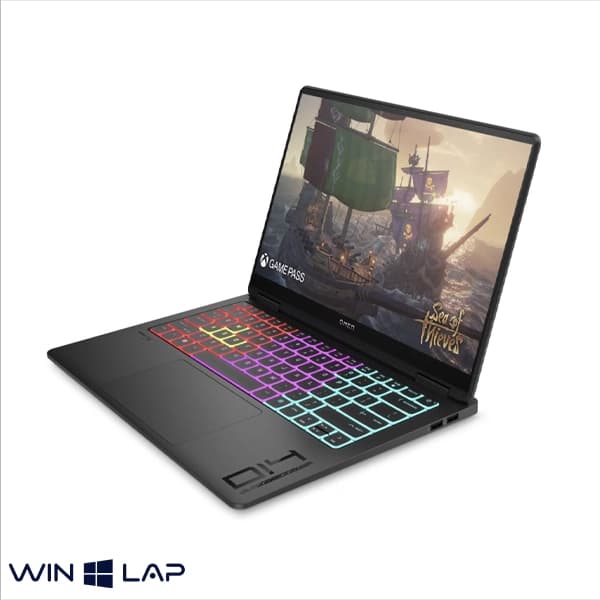 لپ تاپ HP مدل Omen Transcend 14 – 14.1 inch – پردازنده Ultra 9-185H – گرافیک 8GB RTX4060 حافظه RAM 32GB حافظه هارد SSD 1TB — تصویر ۲