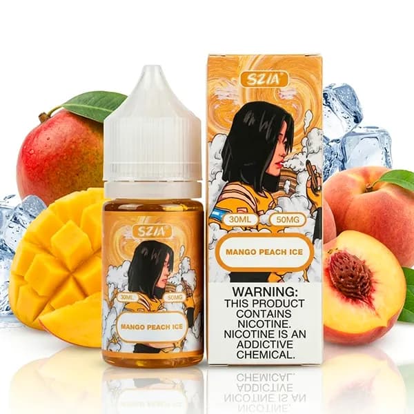 سالت نیکوتین انبه هلو یخ سزیا | SZIA MANGO PEACH ICE SALT 30ML