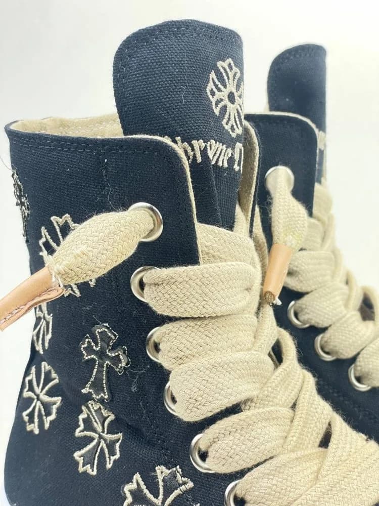 بوت ریک اونز RICK OWENS کد 3008 پارچه جودون تمام گلدوزی — تصویر ۵