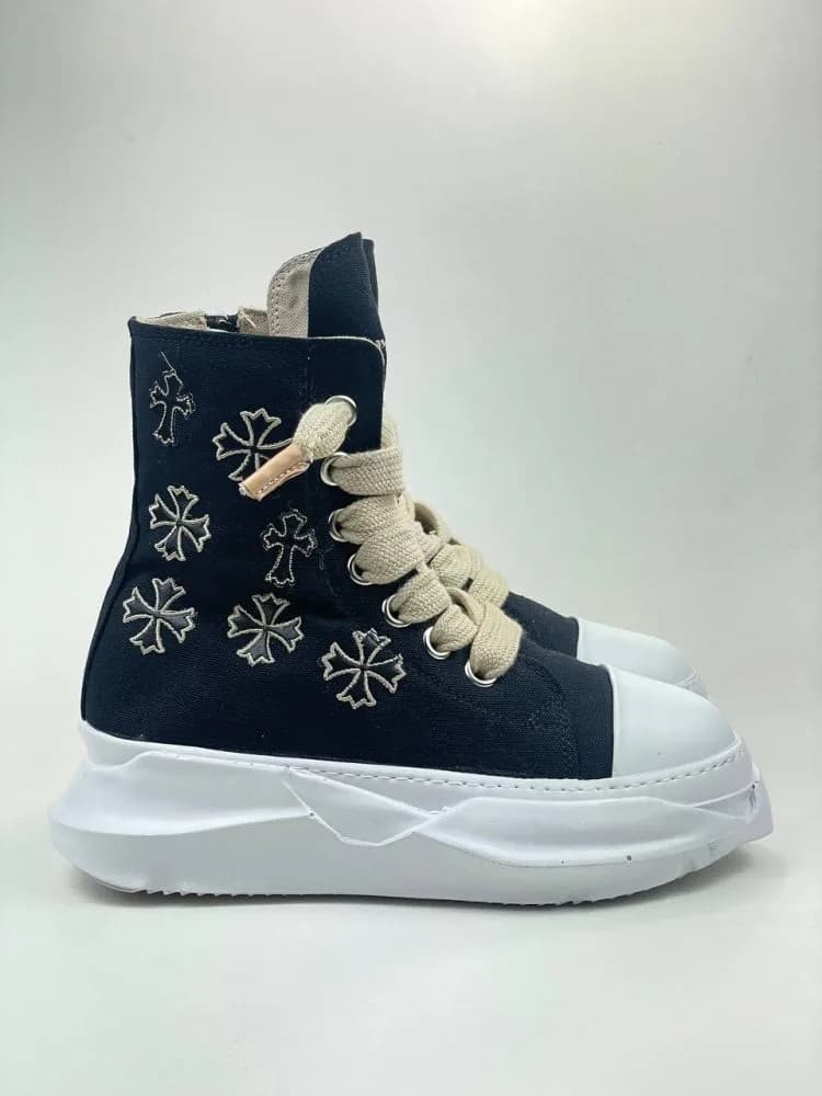 بوت ریک اونز RICK OWENS کد 3008 پارچه جودون تمام گلدوزی