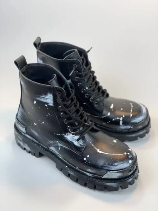 کد 2912 بوت بالنسیاگا BALENCIAGA نقاشی آبرنگی — تصویر ۴