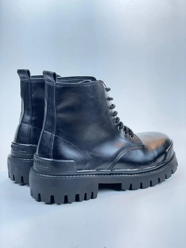 کد 2903 نیم بوت چرم بالنسیاگا BALENCIAGA مشکی — تصویر ۷