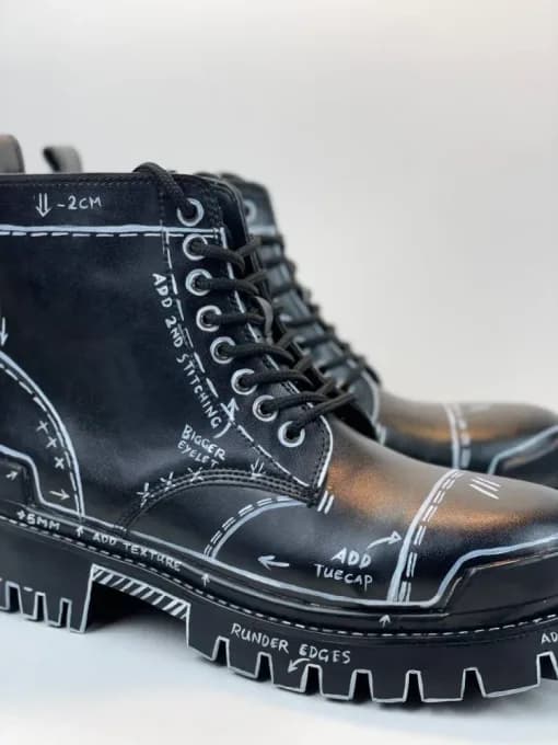 کد 2911 بوت بالنسیاگا BALENCIAGA گرافیکی — تصویر ۷
