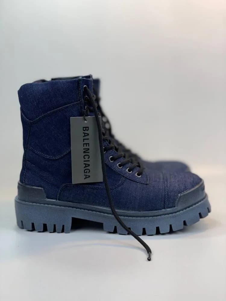 کد 2900 بوت جین سرمه‌ای بالنسیاگا BALENCIAGA