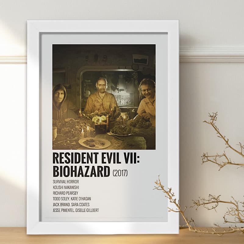 تابلو خندالو طرح رزیدنت ایول (Resident Evil) کد F13454 — تصویر ۲