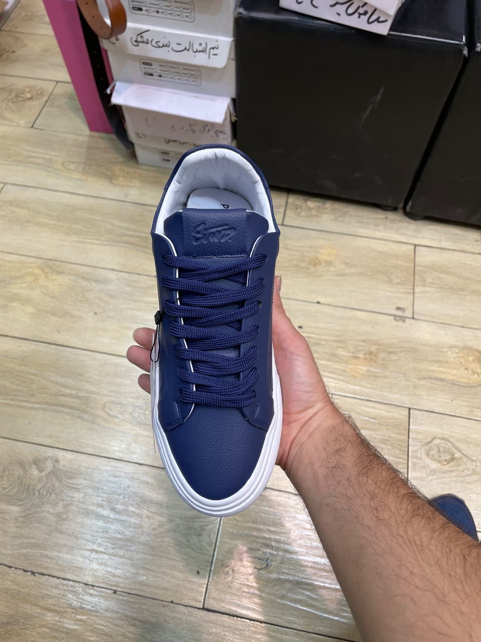 کفش ونس مردانه سرمهای برند Pull&Bear – کد۰۲ — تصویر ۴