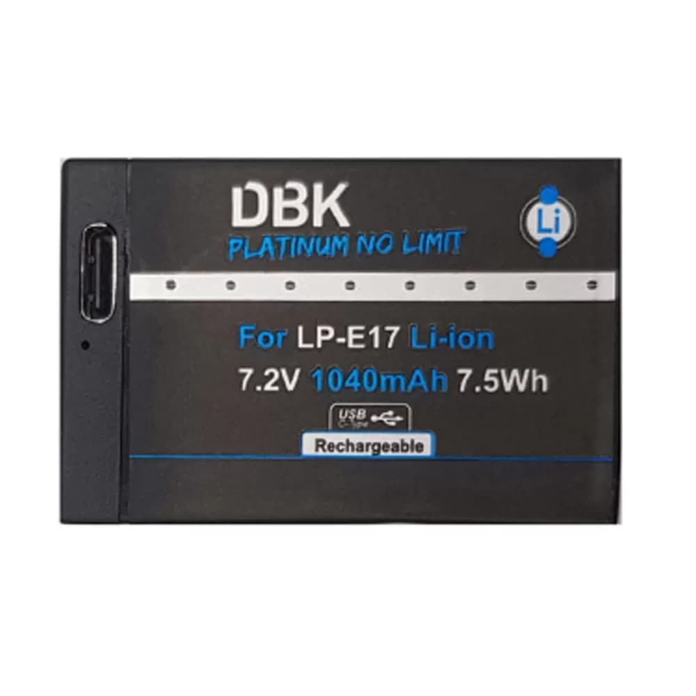 باتری دوربین دی بی کی DBK LP-E17 HC