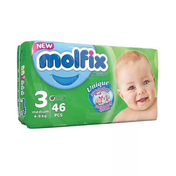 پوشک مولفیکس 38 عددي شماره 3 Molfix — تصویر ۳