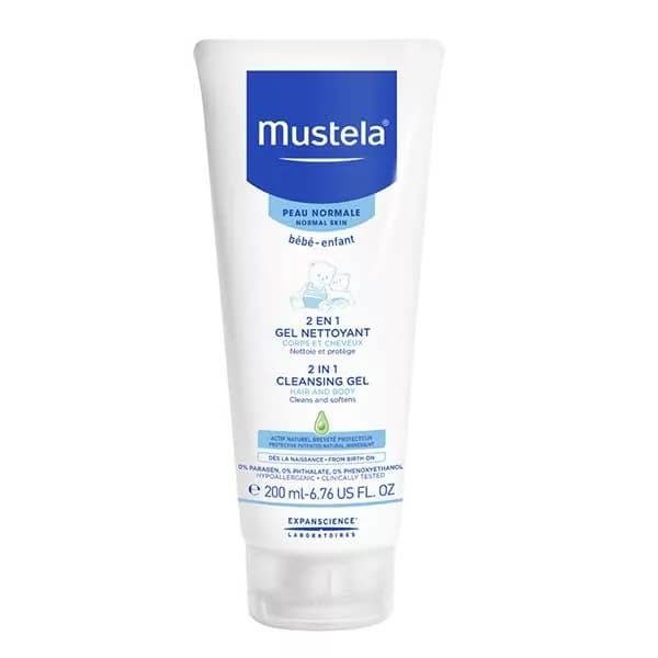 ژل شستشوی سر و بدن موستلا 2 در 1 Mustela — تصویر ۲