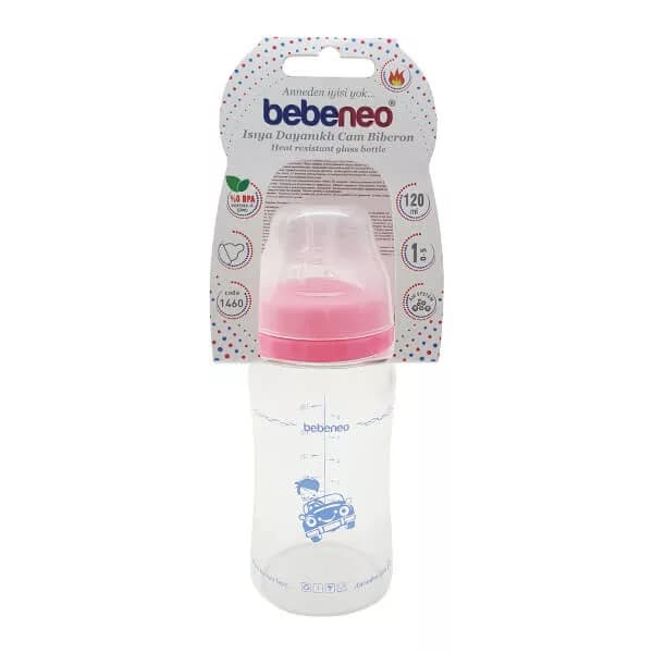بطری شيرخوری پیرکس دهانه عریض 240 میل Bebeneo — تصویر ۲