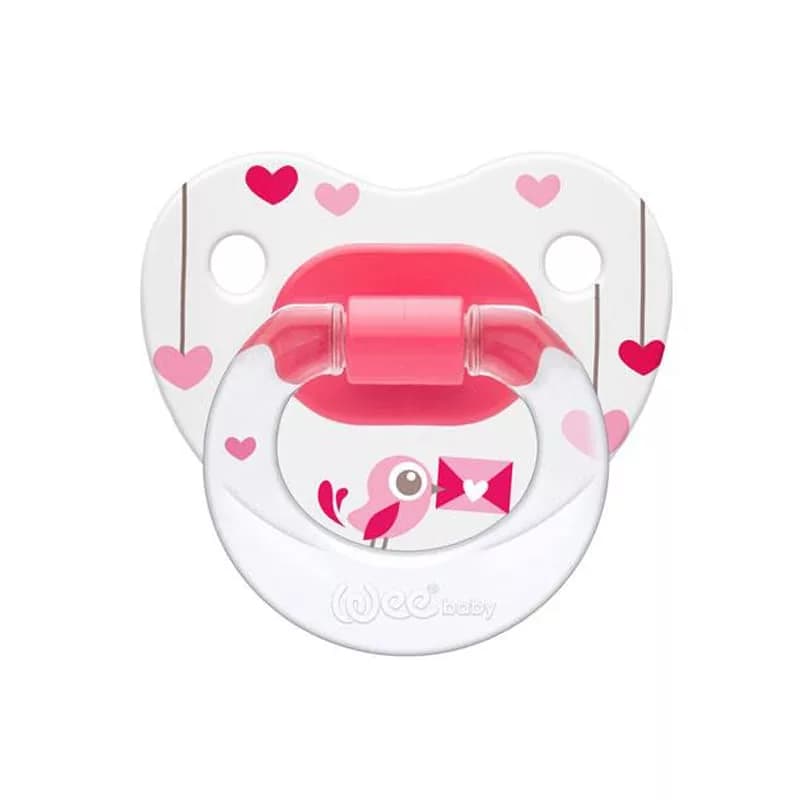 پستانک وی مدل 833 ارتودنسی تمام چاپ سایز 1 wee baby