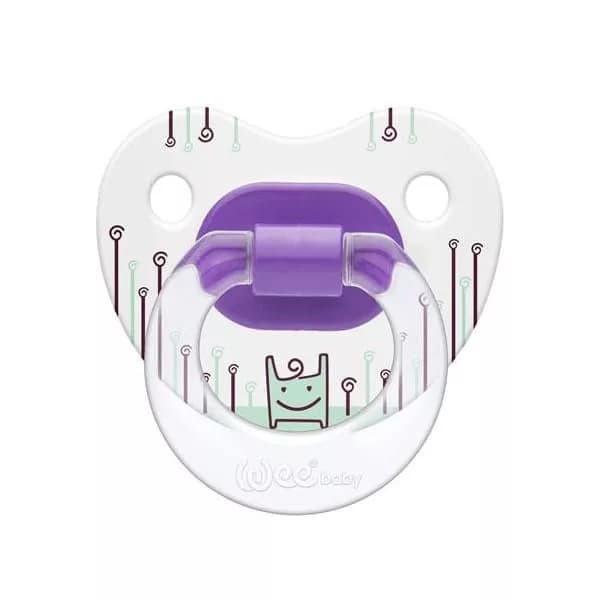 پستانک وي مدل 834 ارتودنسي تمام چاپ سایز 2 wee baby — تصویر ۵