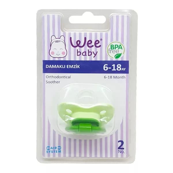 پستانک وي مدل 819 مات ارتودنسي سايز 2 wee baby — تصویر ۳