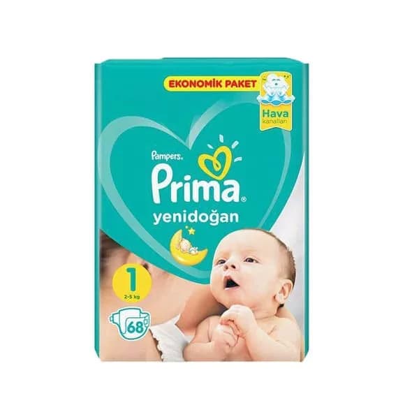 پوشک 68 عددی سايز 1 نرمال پريما Prima — تصویر ۲