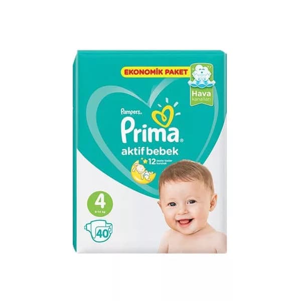 پوشک 40 عددی نرمال سايز 4 نرمال پريما Prima — تصویر ۲
