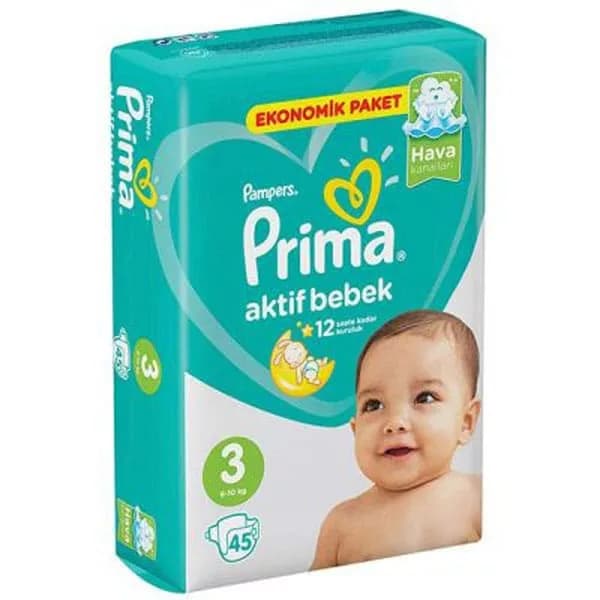 پوشک 45 عددی سايز 3 نرمال پریما Prima — تصویر ۲