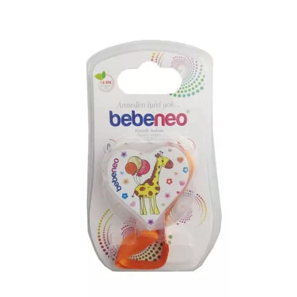 بند پستانک پارچه ای قلب طرحدار Bebeneo — تصویر ۳