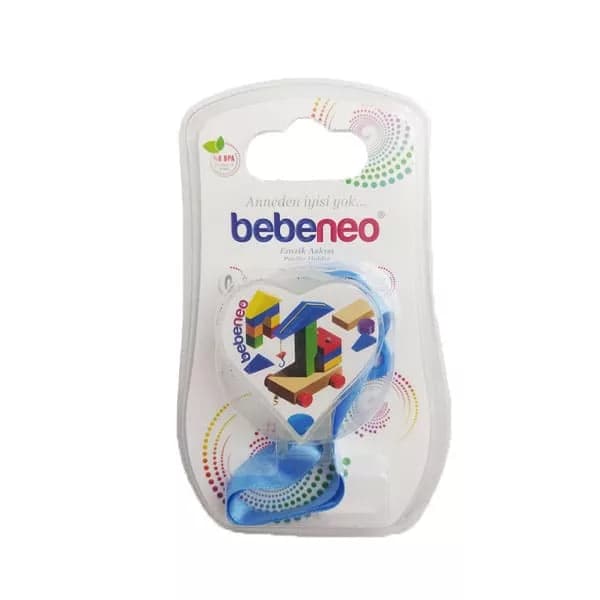 بند پستانک پارچه ای قلب طرحدار Bebeneo — تصویر ۲