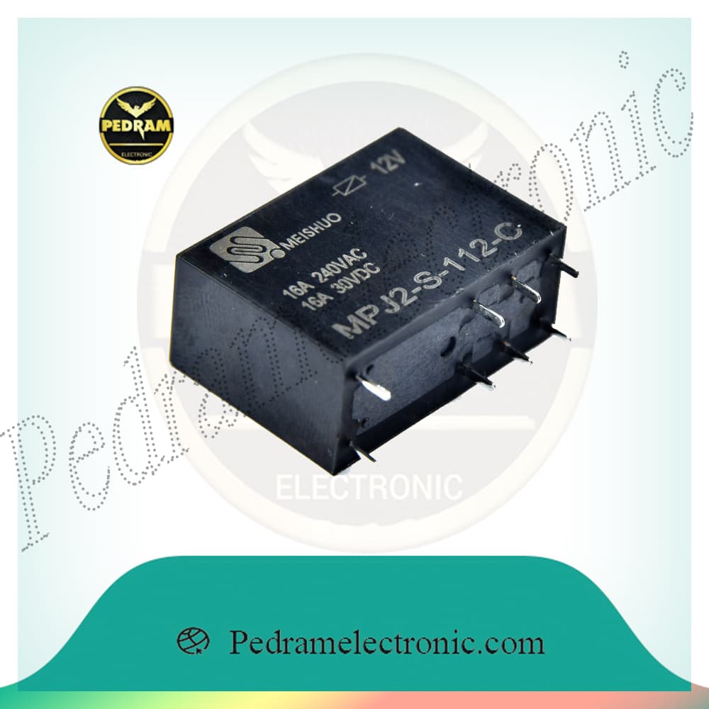 رله 12ولت 16آمپر 8پین | RELE 12V 16A 8PIN