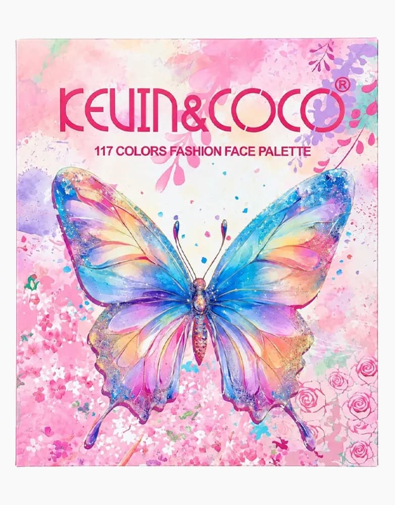 پالت آرایشی ۱۱۷ رنگ کوین اند کوکو KEVIN&COCO