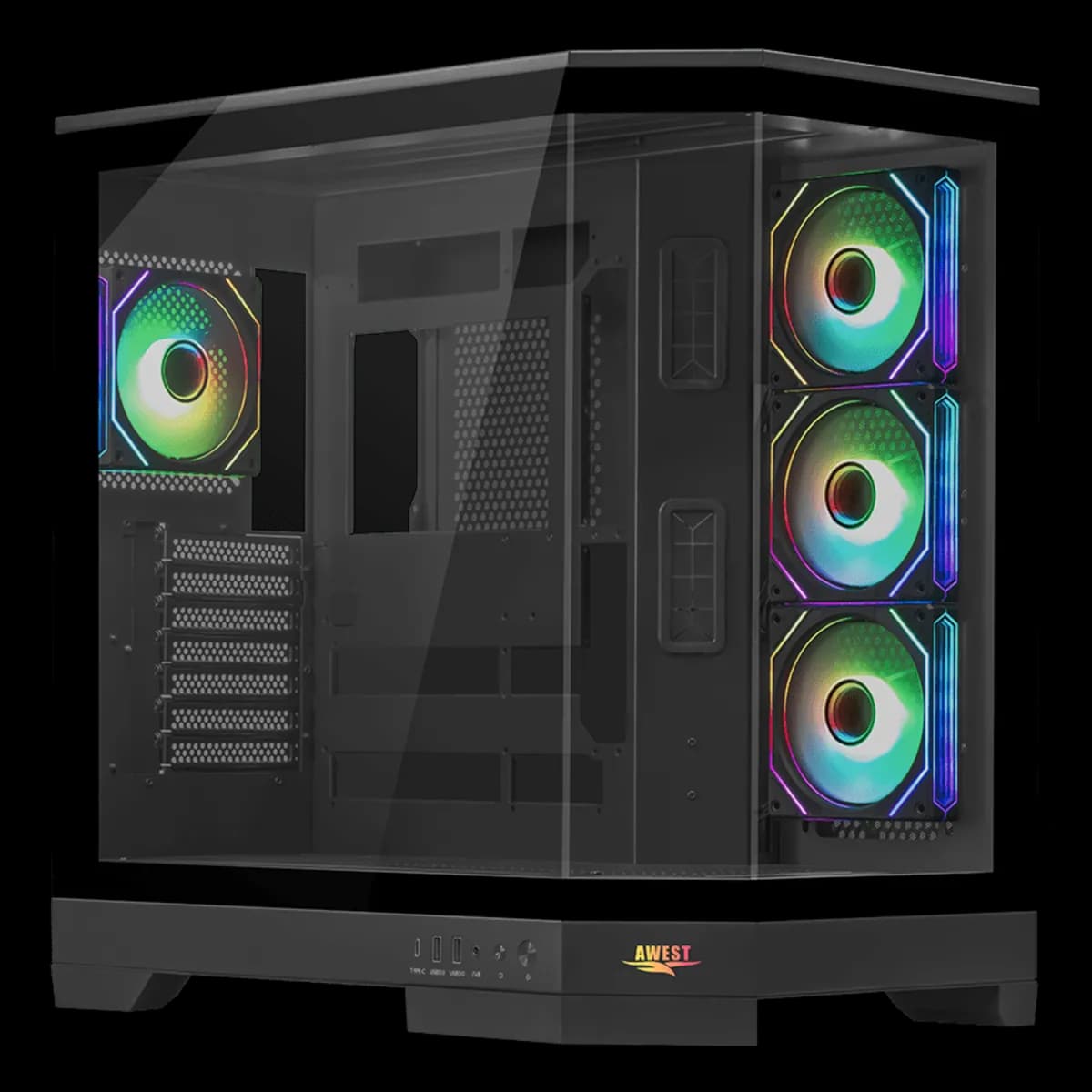 کیس کامپیوتر گیمینگ اوست مدل GT-AQ1 — تصویر ۵