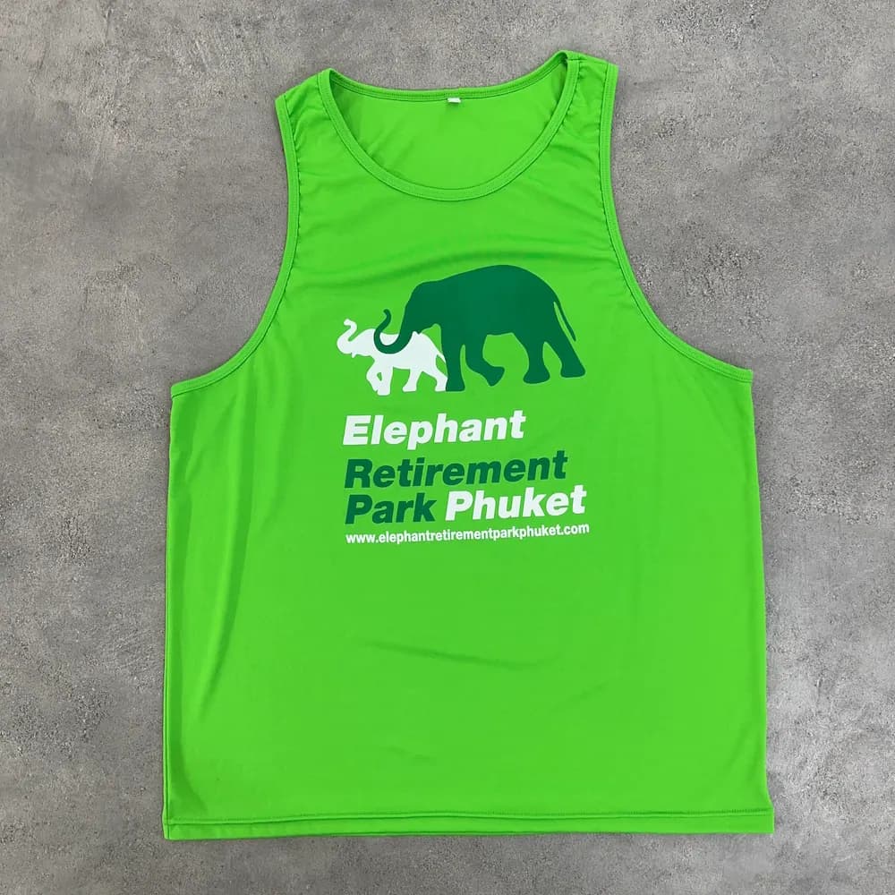 رکابی ورزشی استوک Elephant Retirement Park Phuket سایز 2XL — تصویر ۳