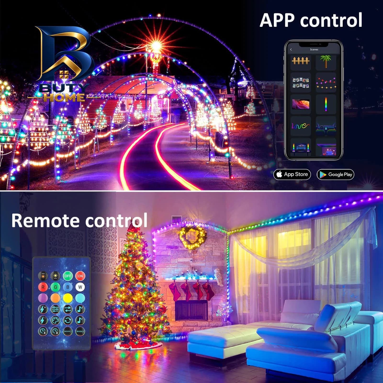 ریسه ال ای دی مدل RGB رنگی طول 10 متر — تصویر ۸