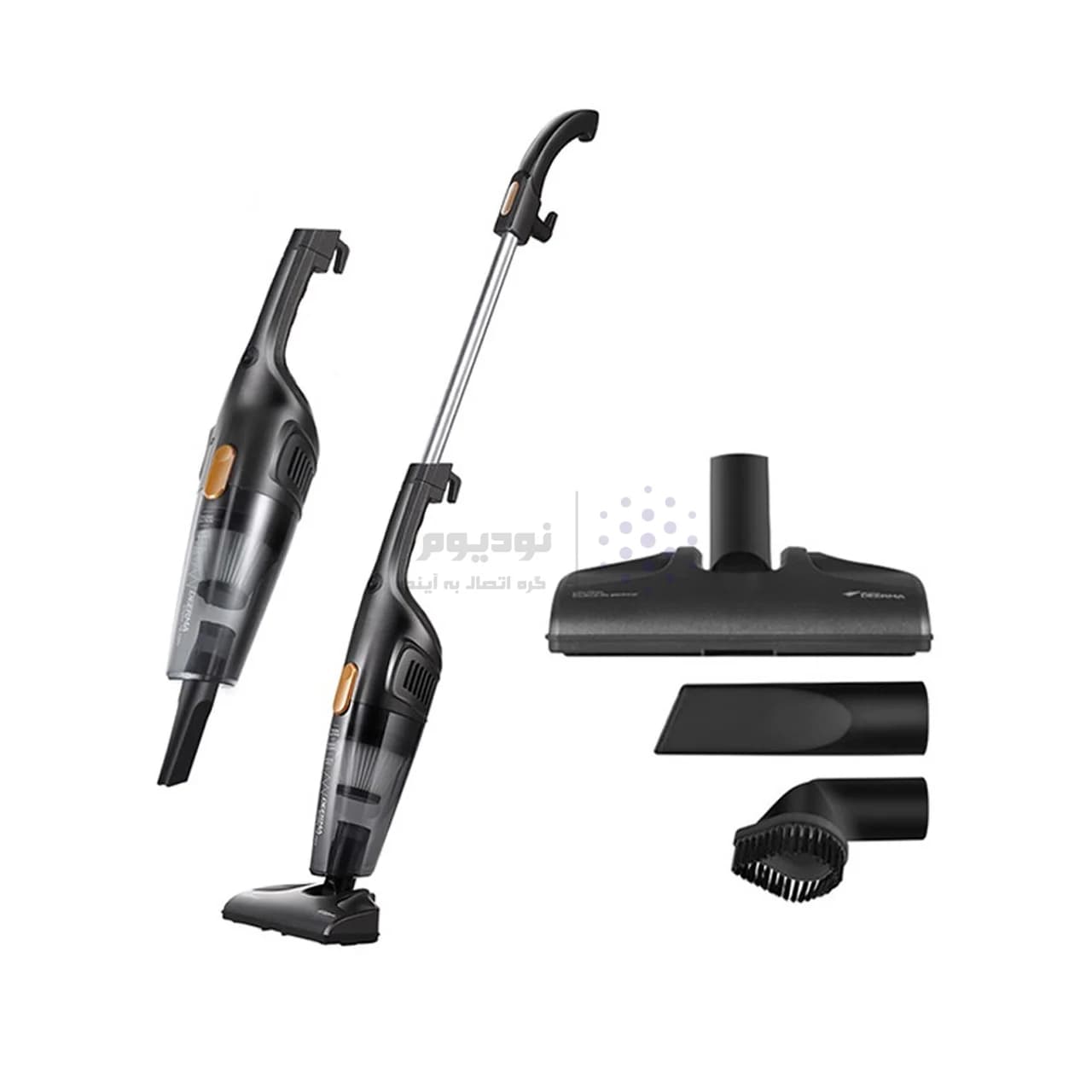 جارو برقی درما مدل DX115C – مشکی (گارانتی یکساله شرکتی) — تصویر ۳