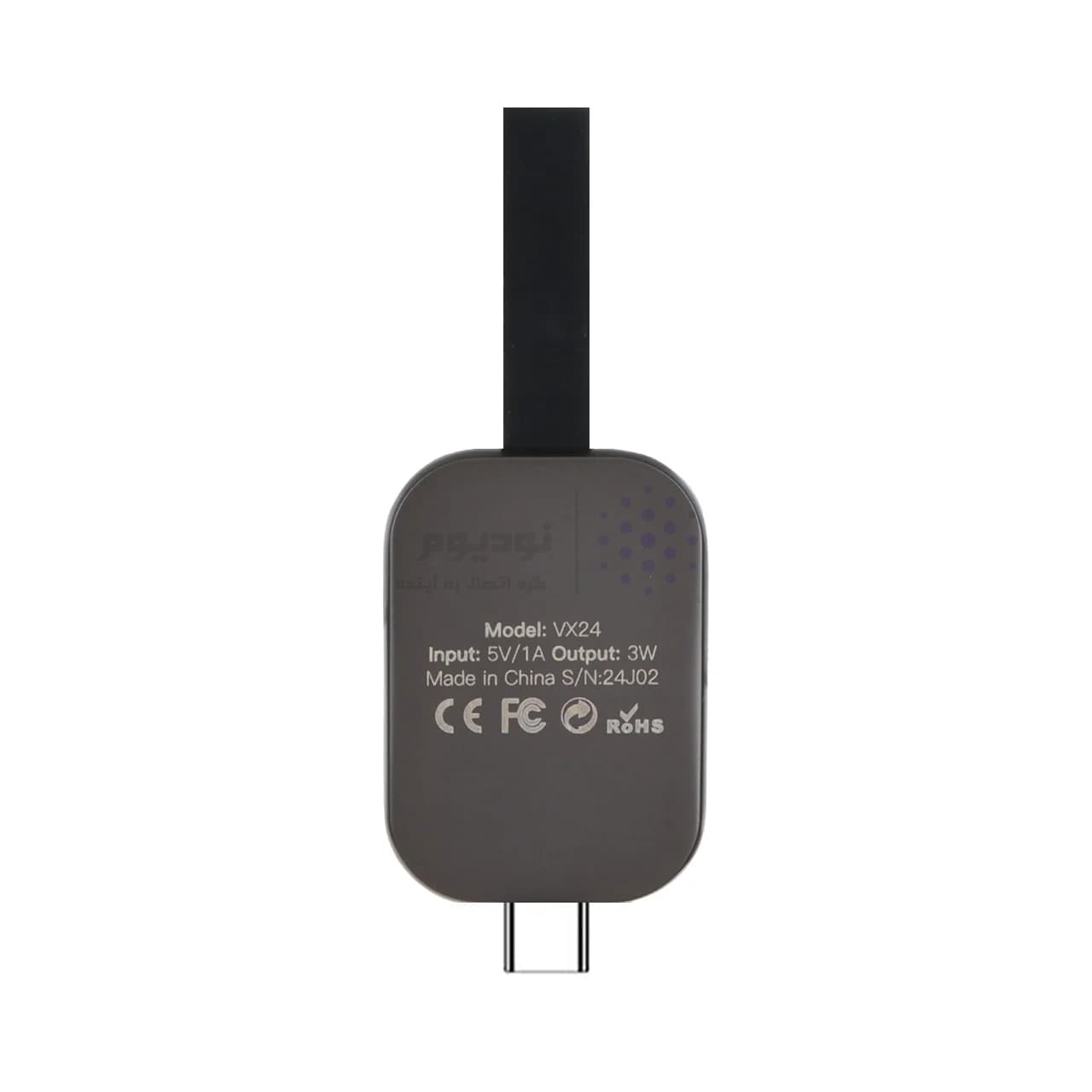 شارژر وایرلس ساعت هوشمند اپل VIPLATINA مدل VX24 3W – مشکی (گارانتی 18 ماه تعویض نیکان همراه) — تصویر ۲