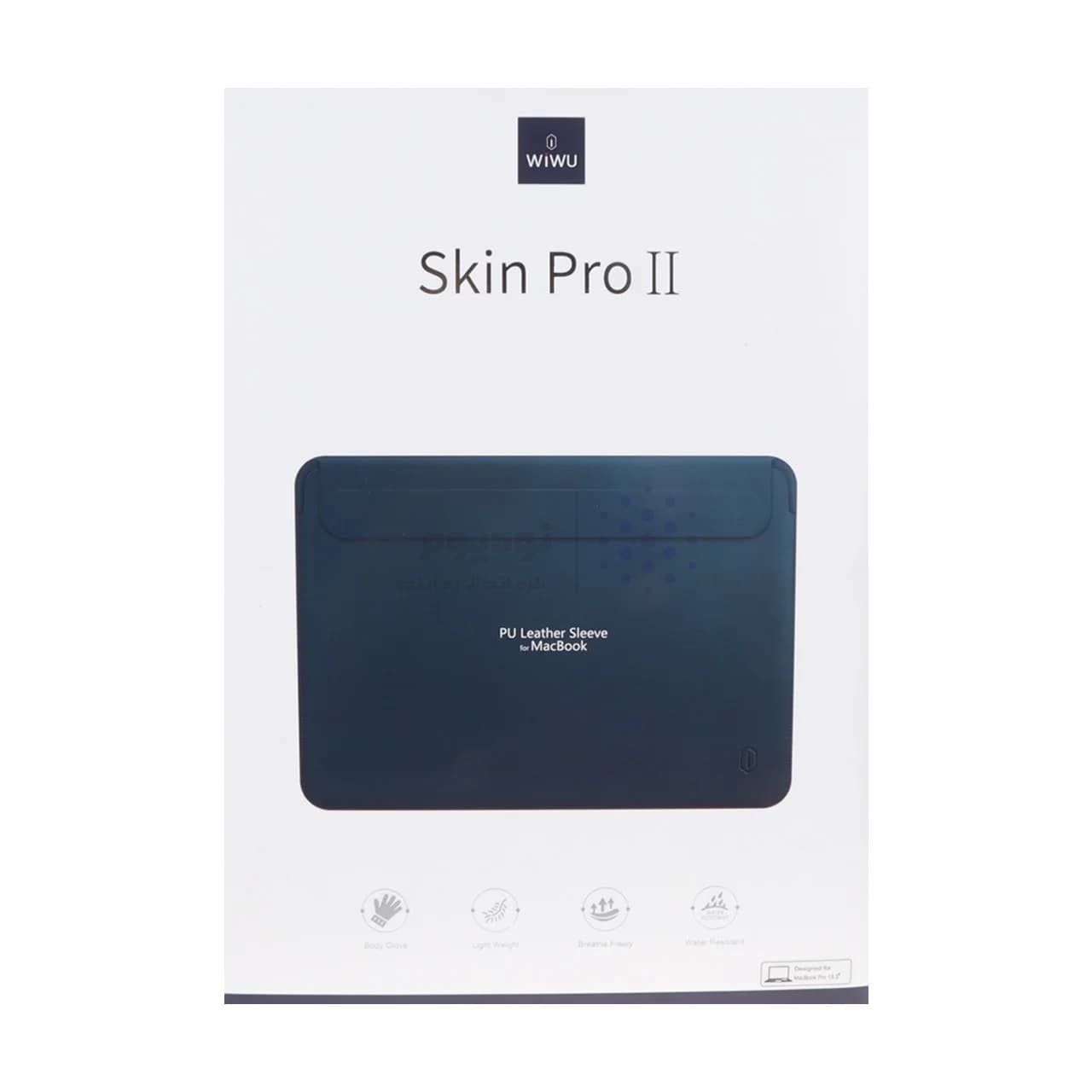 کاور مک بوک 13.3 اینچی Wiwu مدل Skin Pro II – سرمه ای MN — تصویر ۶