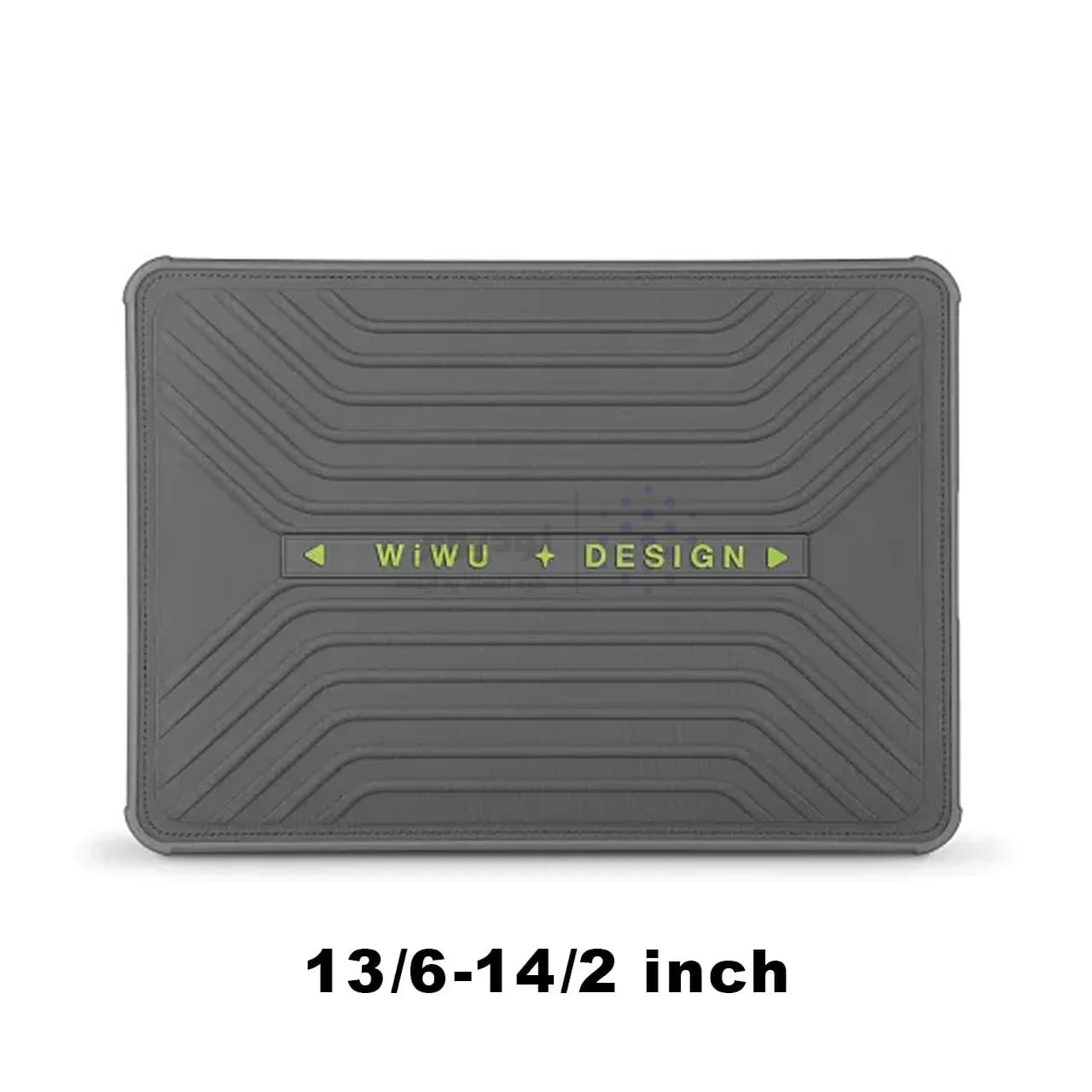 کاور مک بوک 13.6/14.2 اینچی Wiwu مدل Nder Sleeve Pro – خاکستری MN — تصویر ۷