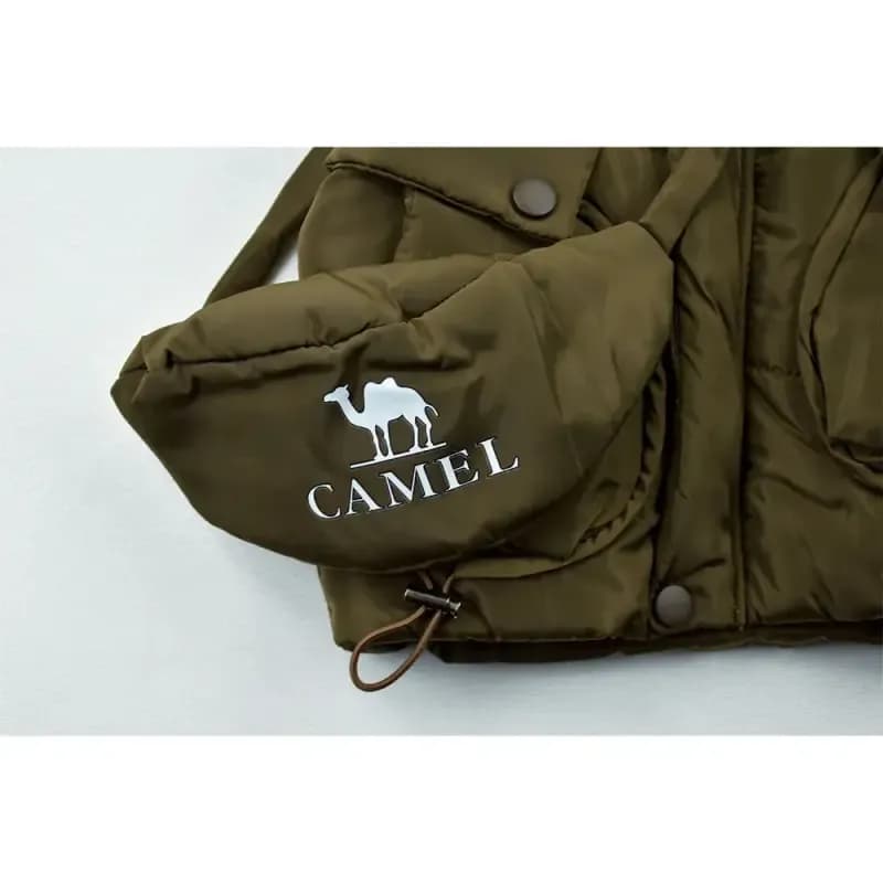 پافر پسرانه شمعی CAMEL رنگ عدسی — تصویر ۳