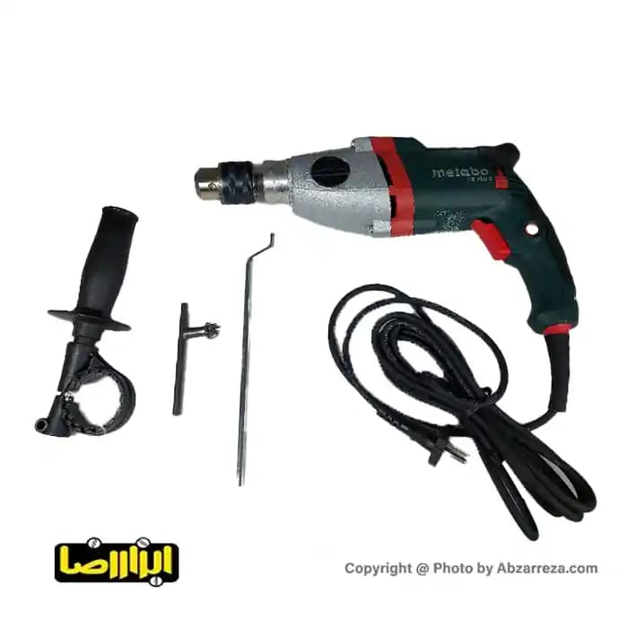 دریل چکشی گیربکسی متابو 850 وات مدل SB850-2 سه نظام اتوماتیک — تصویر ۲
