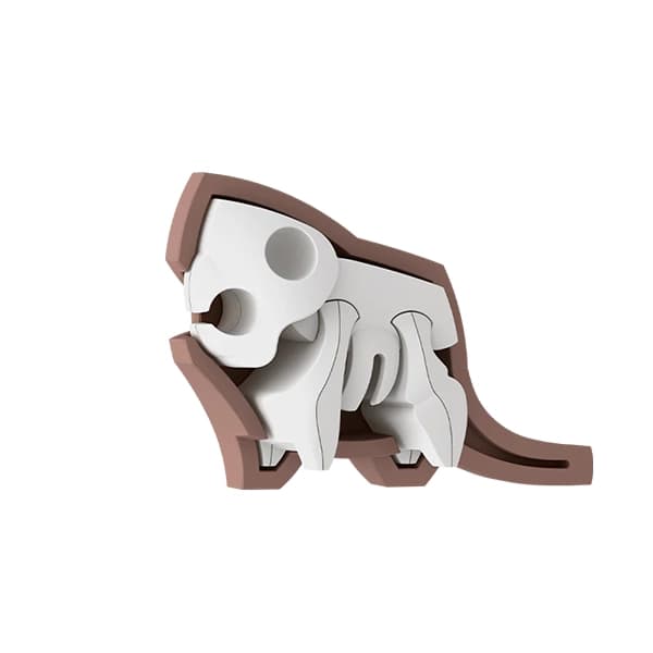 سگ آبی مگنتی HALFTOYS همراه با پس زمینه — تصویر ۳