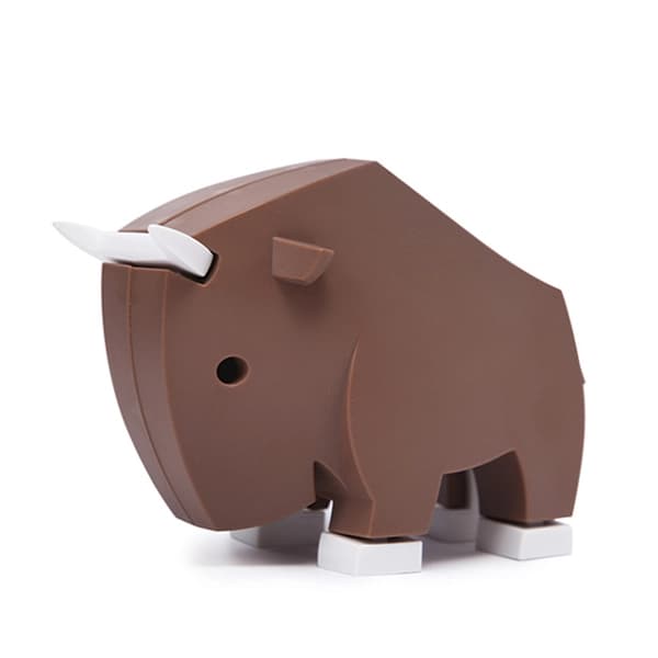بوفالو مگنتی HALFTOYS همراه با پس‌ زمینه — تصویر ۲