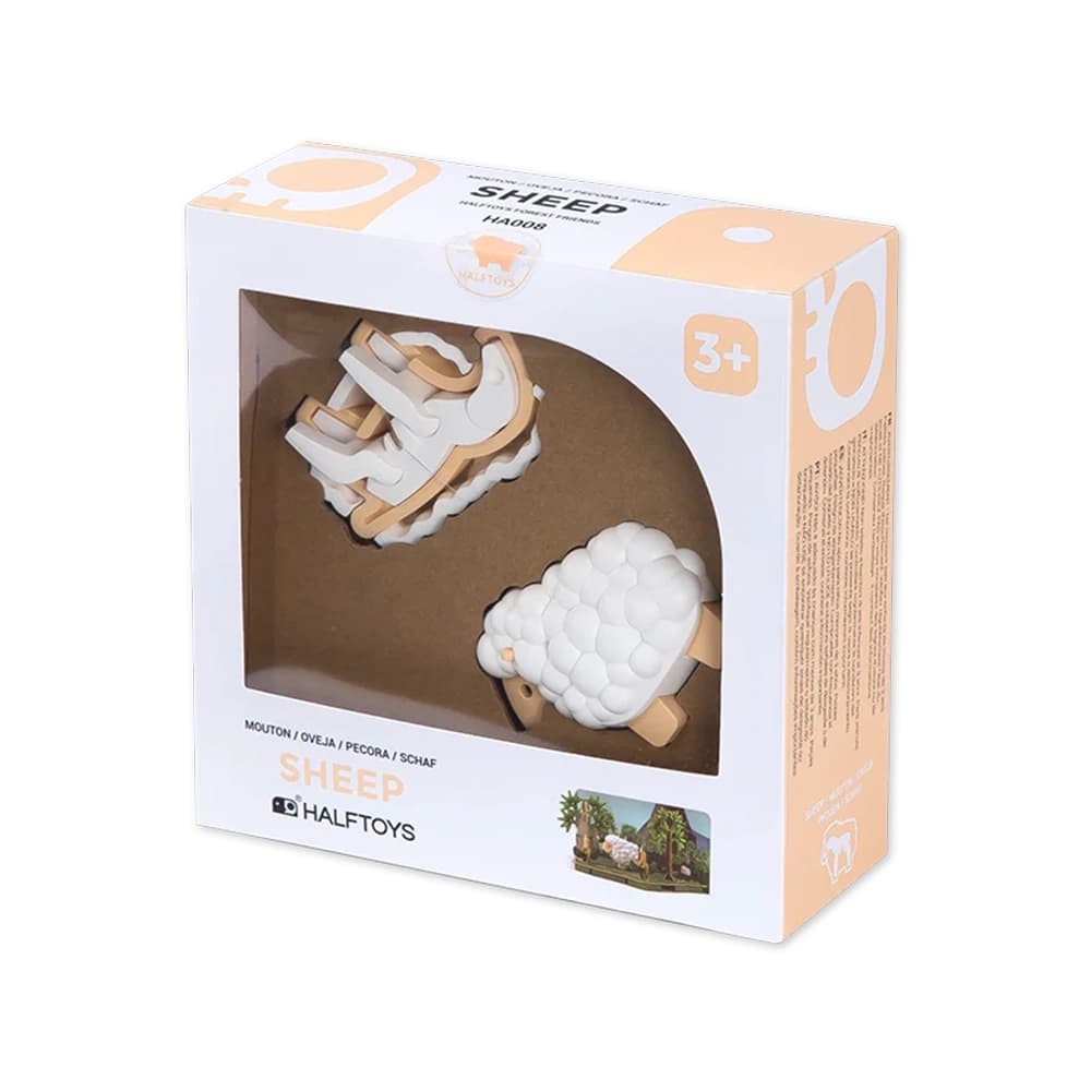 گوسفند مگنتی HALFTOYS همراه با پس‌ زمینه — تصویر ۵