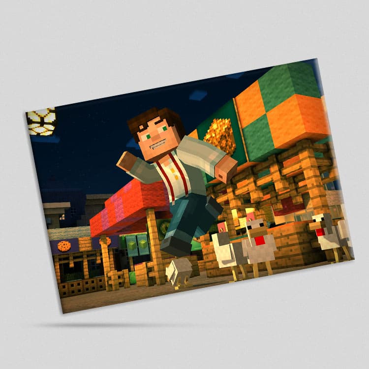 تابلو شاسی طرح Minecraft legends