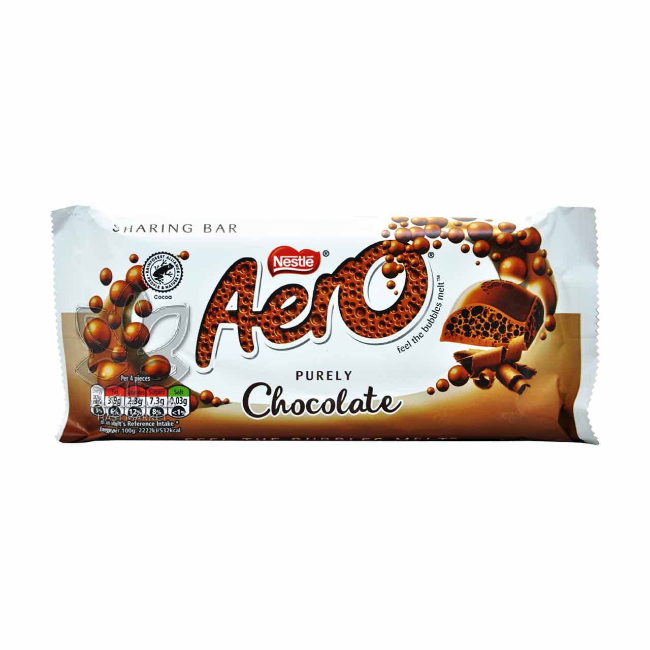 شکلات حبابی شیری ۹۰ گرم ائرو نستله – Aero