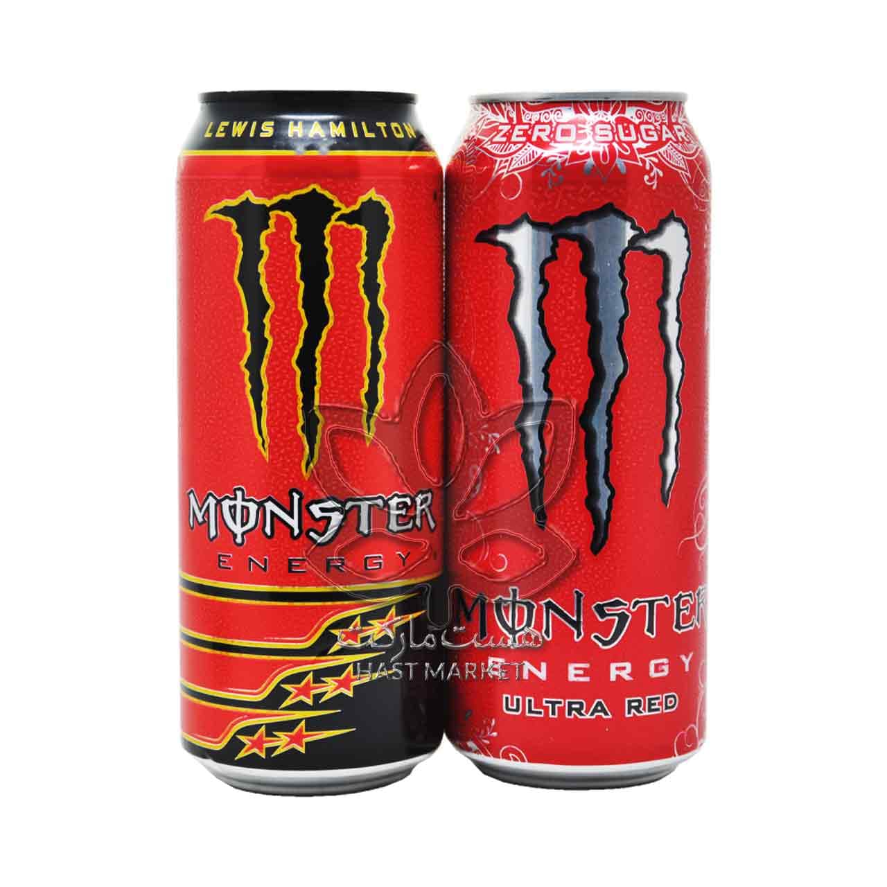 نوشیدنی انرژی زا ۵۰۰ میل لوئیس همیلتون مانستر – monster — تصویر ۳