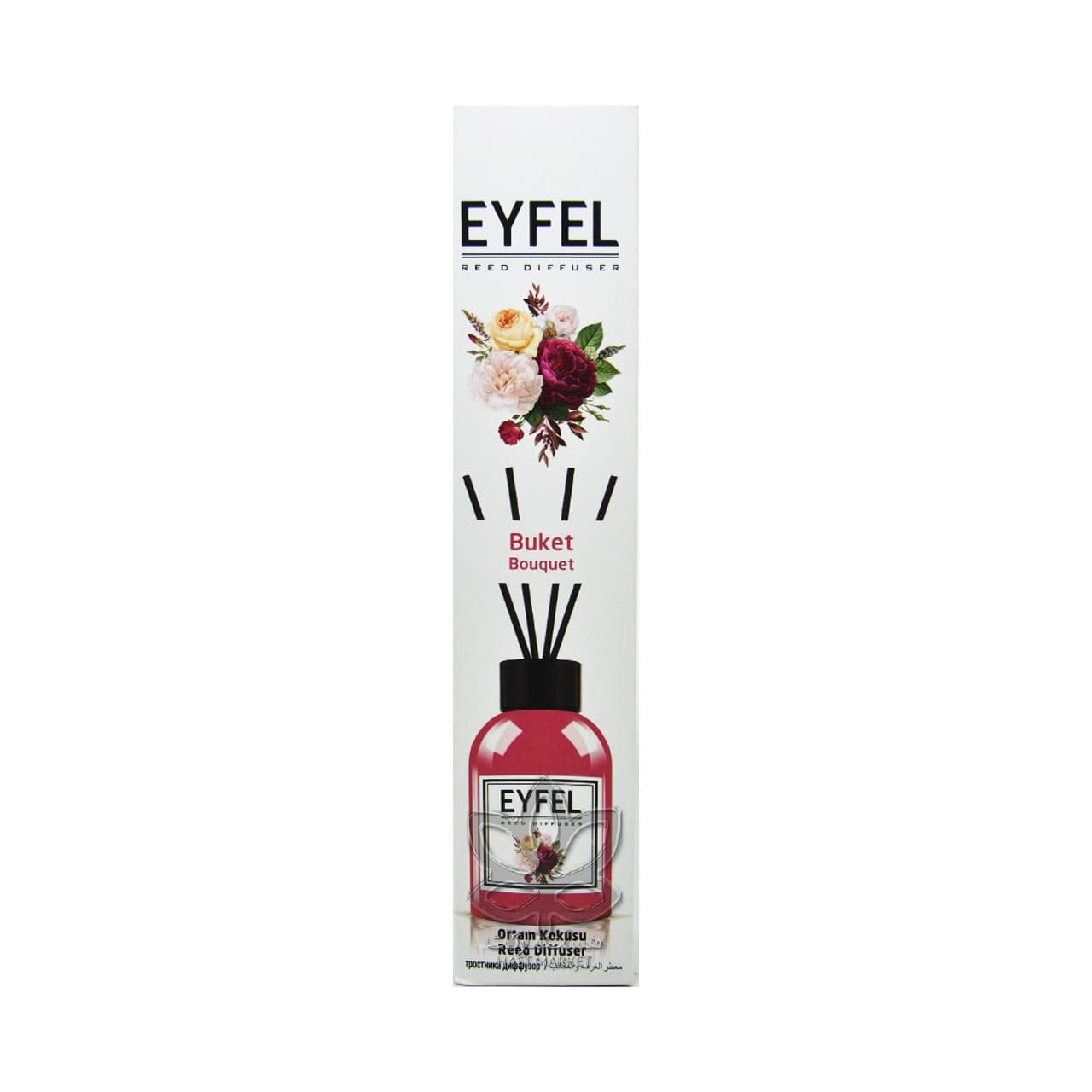 اسانس خوشبو کننده هوا رایحه گلی ( بوکت ) ۱۱۰ میل ایفل – eyfel