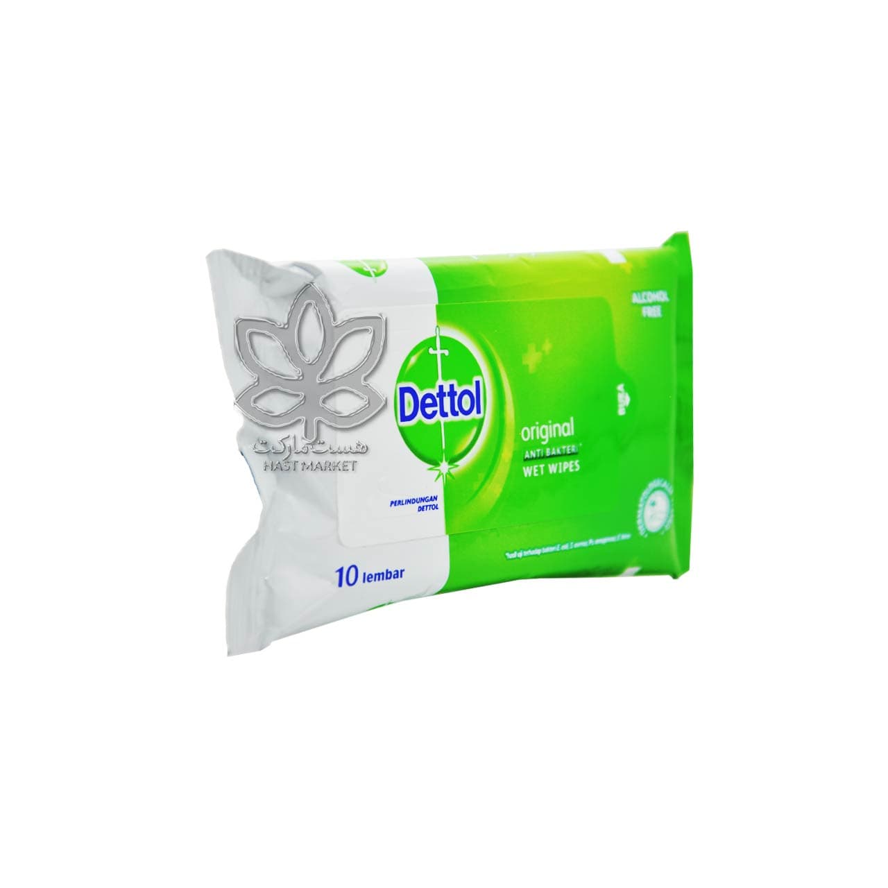 دستمال مرطوب جیبی آنتی باکتریال ( بدون الکل ) دتول – dettol — تصویر ۲