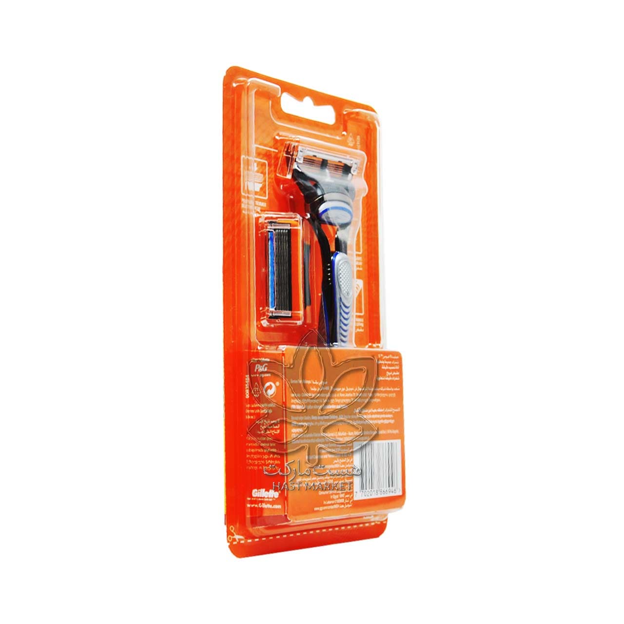 دسته با دو تیغ فیوژن فایو ژیلت – gillette — تصویر ۳