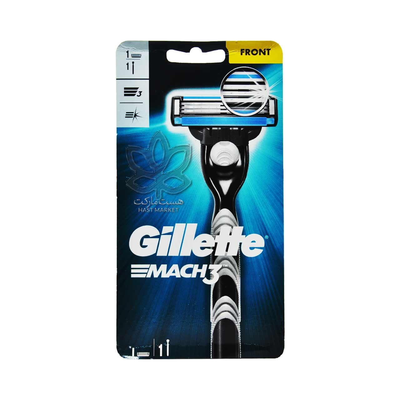 دسته با 2 تیغ مچ تری ژیلت – gillette — تصویر ۲