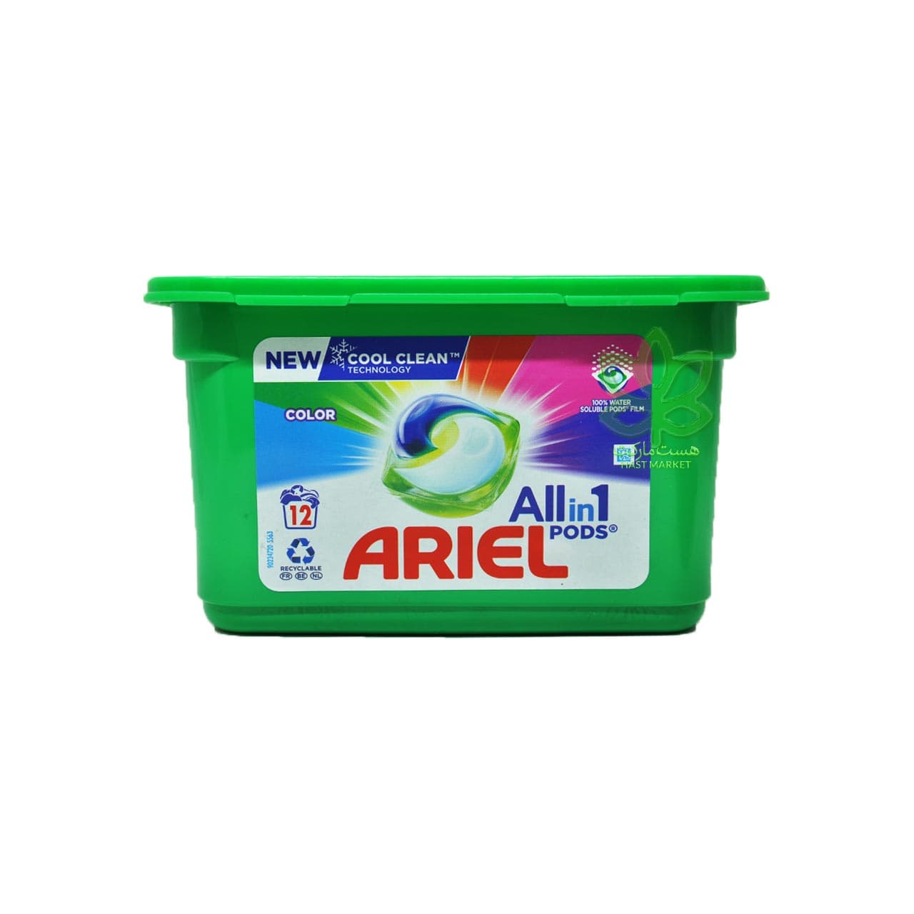 قرص ماشین لباسشویی بالشتی آل این وان 12 عدد اریل – ariel
