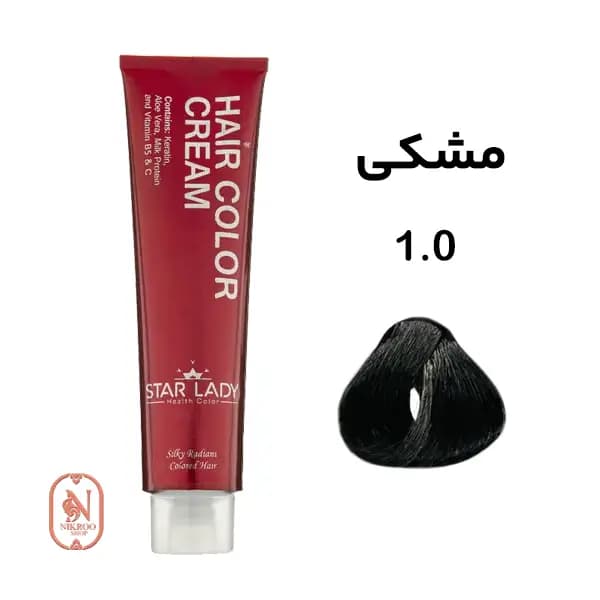 رنگ مو 1/0 استارلیدی – مشکی طبیعی