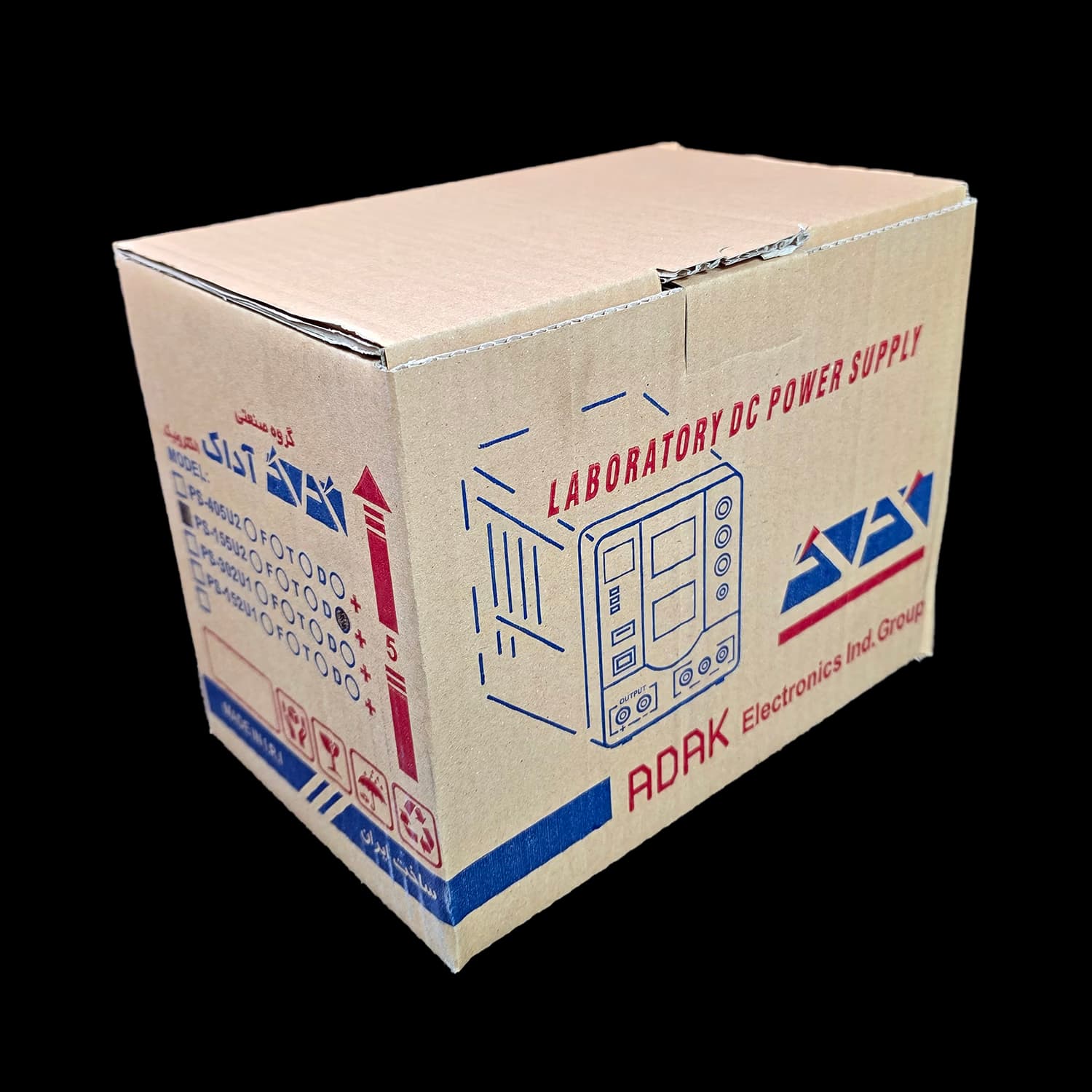 منبع تغذیه 15 ولت 5 آمپر ترانسی آداک ADAK PS-155U2 PLUS — تصویر ۴