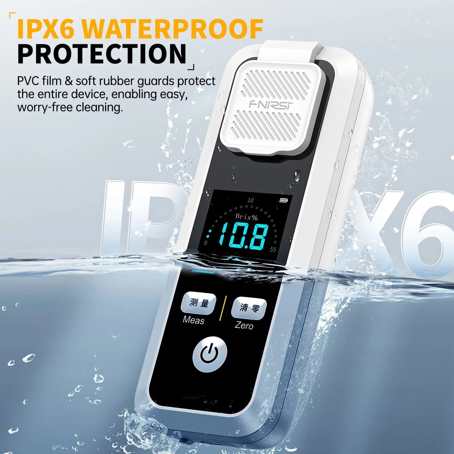 رفرکتومتر دیجیتال بریکس فینرسی مدل FNIRSI JBM-10 — تصویر ۷