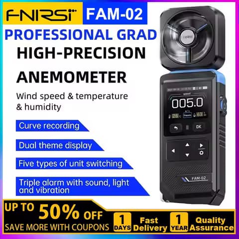 بادسنج دیجیتال فینرسی مدل FNIRSI FAM-02 — تصویر ۳